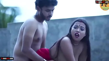 girl with big tits in public street threesome part 2