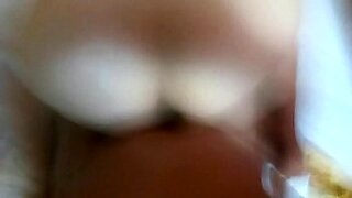 big lip wife sucking and riding a cock outside