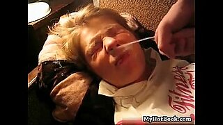 shemale withbigcock masturbating and cum in own mouth