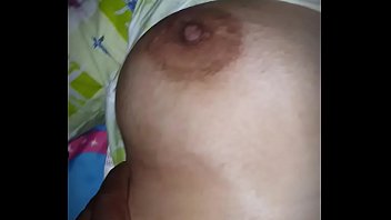 shaggy boobs oil massage