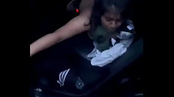 blonde blowjob in car