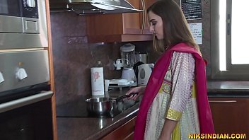 mom in kitchen forced