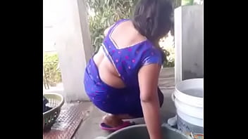 indian desi girl changing clothes washroom