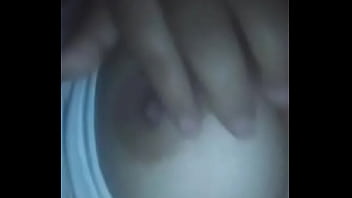 horny bitch finger fucking on webcam