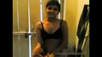 indian desi girl changing clothes washroom