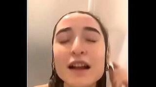 amazing young female cries in passion in the bed with her boyfriend