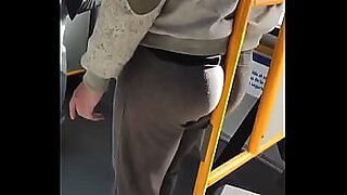 touch cock public bus