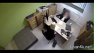 brother lick sister vagina in office