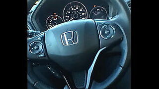 milf solo masturbation in her car at a parking lot