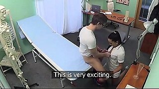 lesbian doctor forces patient and nurse for lesbian sex
